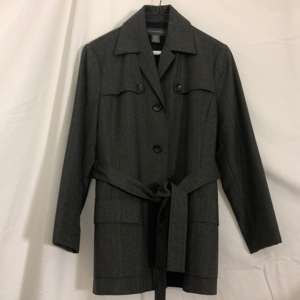 Banana Republic Women's Gray 100% Wool Size 6
